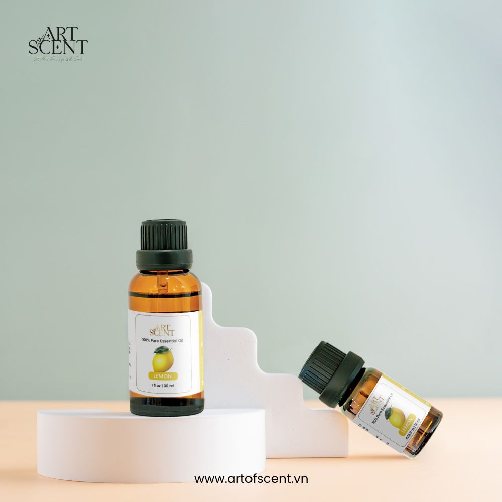 tinh dầu chanh lemon essential oil art of scent