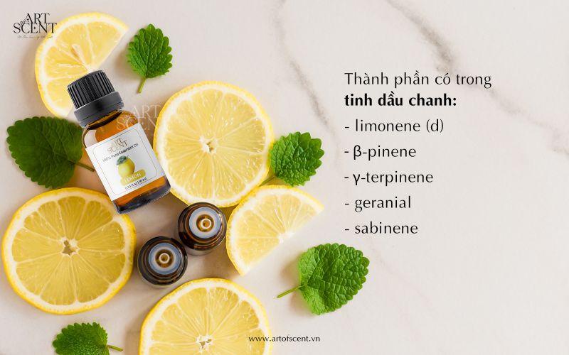 Thành phần Tinh Dầu Chanh (Lemon Essential Oil) Art of Scent