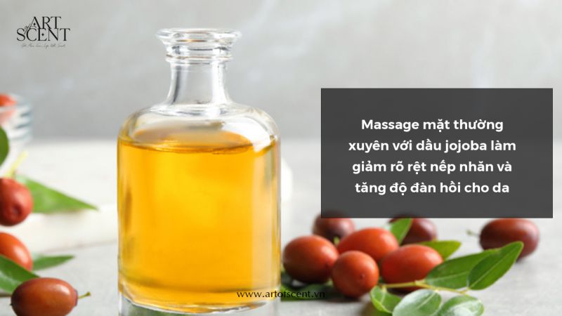 dầu jojoba massage mặt