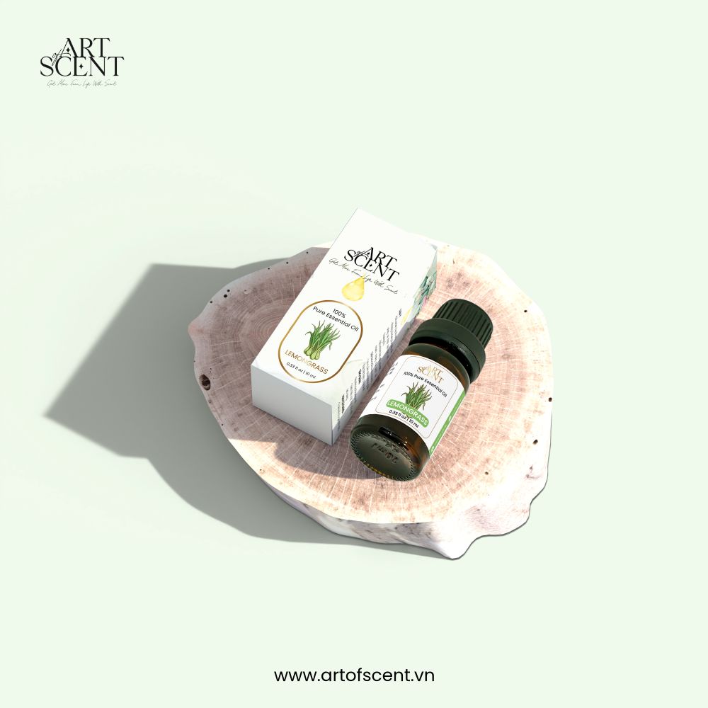 tinh dầu sả chanh 10ml lemongrass essential oil art of scent